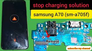 samsung a70 sma705f charging error solution [upl. by Berk404]