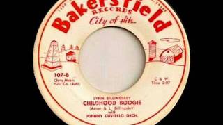 Lynn Billingsley  Childhood Boogie 1956 [upl. by Killy]