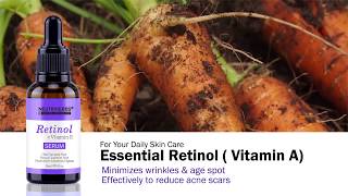 Retinol Serum  Minimize Wrinkles amp Reduce Acne Scars  Neutriherbs® [upl. by Mannes311]