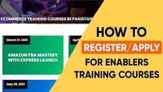 How to registerapply for Enablers Training Courses [upl. by Penman]