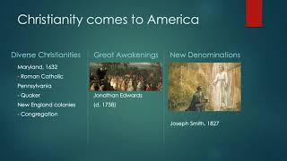 Lets Talk Religion Putting Down New Roots Major Religious Traditions in America [upl. by Ayotl]