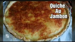 MA RECETTE DE QUICHE AU JAMBON [upl. by Ecydnak]