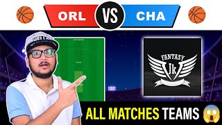 ORL vs CHA Dream11 team  ORL vs CHA NBA Today Basketball fantasy team prediction [upl. by Ylrebmik]