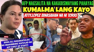 AFP NAGSALITA na sa NAGAGANAP NGAYON sa OVPKALMA LANG DAW TAUMBAYAN WALA ng INAASAHANG KAKAMPI [upl. by Asillem]