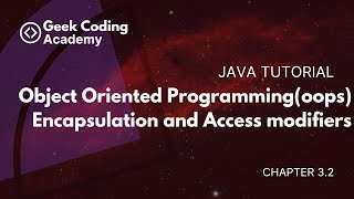 Chapter 32  Object oriented programming oops  Encapsulation Access modifiers [upl. by Knute]