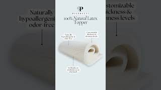 Natural Latex Mattress Topper  The Upgrade Your Mattress is Missing [upl. by Atinomar936]