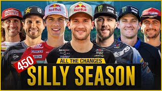 New Bikes Contracts Team Changes and More  Silly Season 450 Class [upl. by Nylknarf]