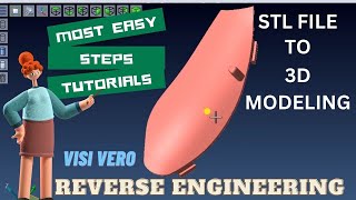 Visi Vero Reverse Engineering  Stl file To 3D Modeling [upl. by Edelsten]