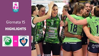 Vallefoglia  Bergamo  Highlights  15 Giornata Campionato 2324  Lega Volley Femminile [upl. by Dud496]