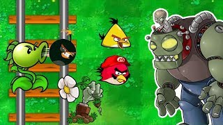 Angry Birds Vs Zombies  BATTLE OF ANGRY BIRDS AND ZOMBOSS [upl. by Solohcin440]