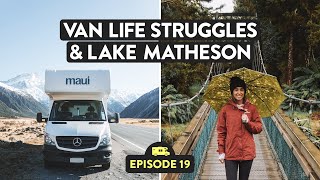 Campervan STRUGGLES In New Zealand  Lake Matheson Hike  Reveal NZ Ep19 [upl. by Block]