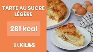 TARTE AU SUCRE RECETTE  la recette emblématique du Nord dans sa version allégée [upl. by Eikin710]