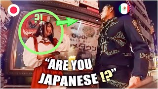 Mexican guy SHOCKS EVERYONE speaking FLUENT Japanese and more  Tokyo Shibuya Halloween 2023 [upl. by Adirf]