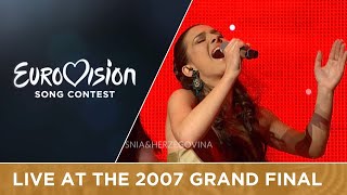 Marija Sestic  Rijeka Bez Imena  Bosnia amp Herzegovina 🇧🇦  Grand Final  Eurovision 2007 4K [upl. by Coben642]