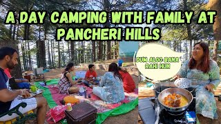 Vlog 58 🏕🌲 A Day camping at Pancheri Hills with Family🧑‍🧑‍🧒‍🧒 Banaye yummy 😋Dum Aloo 🍛 [upl. by Attelrahs]