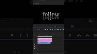 Mirror effect premier pro tutorial premierpro premierprotutorial videoeditingsoftware [upl. by Airol775]