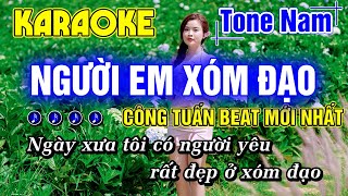 Người Em Xóm Đạo Karaoke Tone Nam Nhạc Sống Rumba Beat Hay Dễ Hát CÔNG TUẤN BOLERO MỚI NHẤT [upl. by Aniret922]