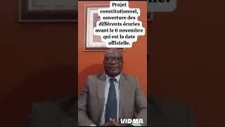 Gabon  Mobilisation autour du Projet Constitutionnel [upl. by Lehcin]