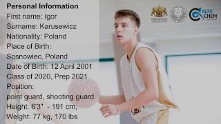 Igor Karusewicz Highlights  HoopLife Basketball Camps [upl. by Halimak232]