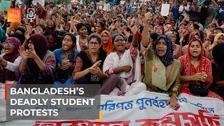 Why are Bangladesh students protesting  The Take [upl. by Lladnek]