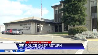 Anderson Police Chief Jon Poletski returns to office after being on leave [upl. by Veronique]