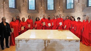 Choir performance for the awarding of a honorary degree to the president Sergio Mattarella [upl. by Loreen967]