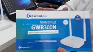 Tutorial como Configurar o Roteador Greatek GWR300N como repetidor wifi [upl. by Soni650]