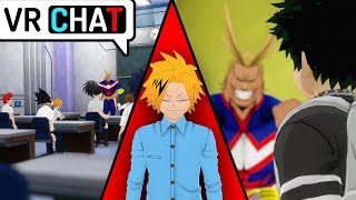 RP MY HERO ACADEMIA  LINTERNAT  VRCHAT FR [upl. by Balough]