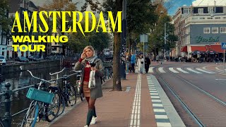 Iconic Amsterdam Netherlands Walking Tour  4K [upl. by Cynera]