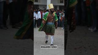 Channeling Allauddin Khilji at our college festival 🔥 HistoryComesAlive collegefestival [upl. by Corabella79]