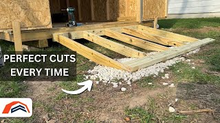 EASY DIY Shed Ramp Build [upl. by Zetnwahs]