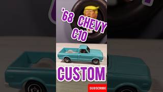 Custom 68 Chevy C10 matchbox diecast shorts [upl. by Eelreveb]