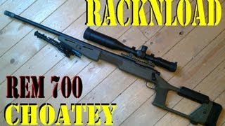 REMINGTON 700 308 Choate stock review by RACKNLOAD [upl. by Lebar]