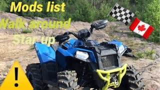 2018 Scrambler 850 mods listwalk aroundstart up❗️❗️❗️ [upl. by Giesser22]