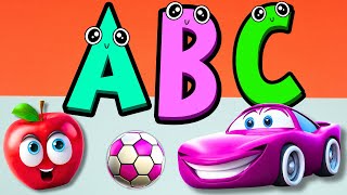 A For Apple ABC Alphabet Songs Alphabet Song for Toddlers Phonics Song [upl. by Yblok]