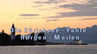 Zürichsee Fähre Horgen Meilen [upl. by Refeinnej839]