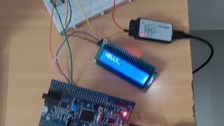 Interfacing an I2C based LCD with STM32F407 Discovery Kit [upl. by Melina]