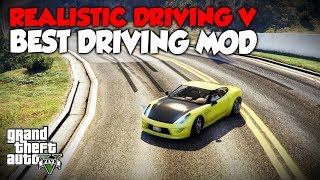 GTA 5 PC  REALISTIC DRIVING V MOD [upl. by Newnorb]