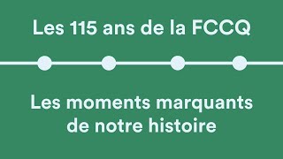 115 ans dactions pour le milieu des affaires du Québec [upl. by Wilhelmina]