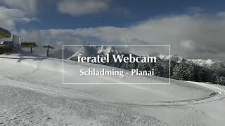 Webcam Schladming  Erster Schnee auf der Planai [upl. by Sackman]