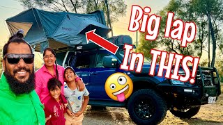 Big Lap in a Roof Top Tent Family of 4 Ep1 [upl. by Namolos174]