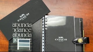 Vintage Coach Planner Setup  202223 New Inserts  Clean Beauty Nation [upl. by Eltrym]