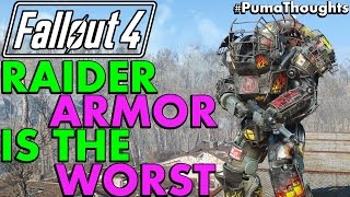 A Missed Opportunity  Fallout 4s Raider Power Armor is the Worst PumaThoughts [upl. by Naitsirhc365]