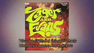 Zager amp Evans  In the year 2525 1969 LYRICS [upl. by Emia]