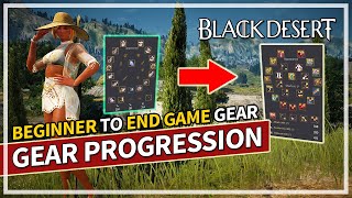 Gear Progression From Beginner to End Game Guide  Black Desert [upl. by Eneres181]