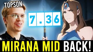 TOPSON MIRANA MID NEW PATCH 736  quotRIGHT CLICK BOSSquot [upl. by Semadar]