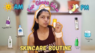 AM☀️ amp PM🌙 Skincare Routine  Step by Step Guide ⏭️ Korean Skincare  Glass Skin🪞 [upl. by Pelaga]