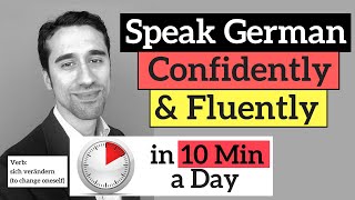 Learn to Speak German Confidently in 10 Minutes a Day  Verb sich verändern to change oneself [upl. by Neerehs]