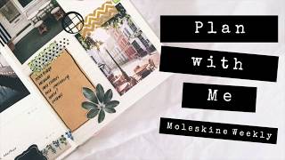 Moleskine Weekly Plan With Me PWM [upl. by Erodasi]