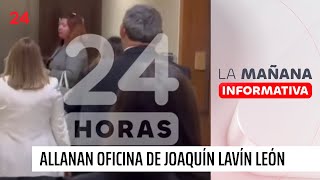 PDI allana oficina de diputado Joaquín Lavín tras acusación de facturas falsas  24 Horas TVN Chile [upl. by Sachsse835]